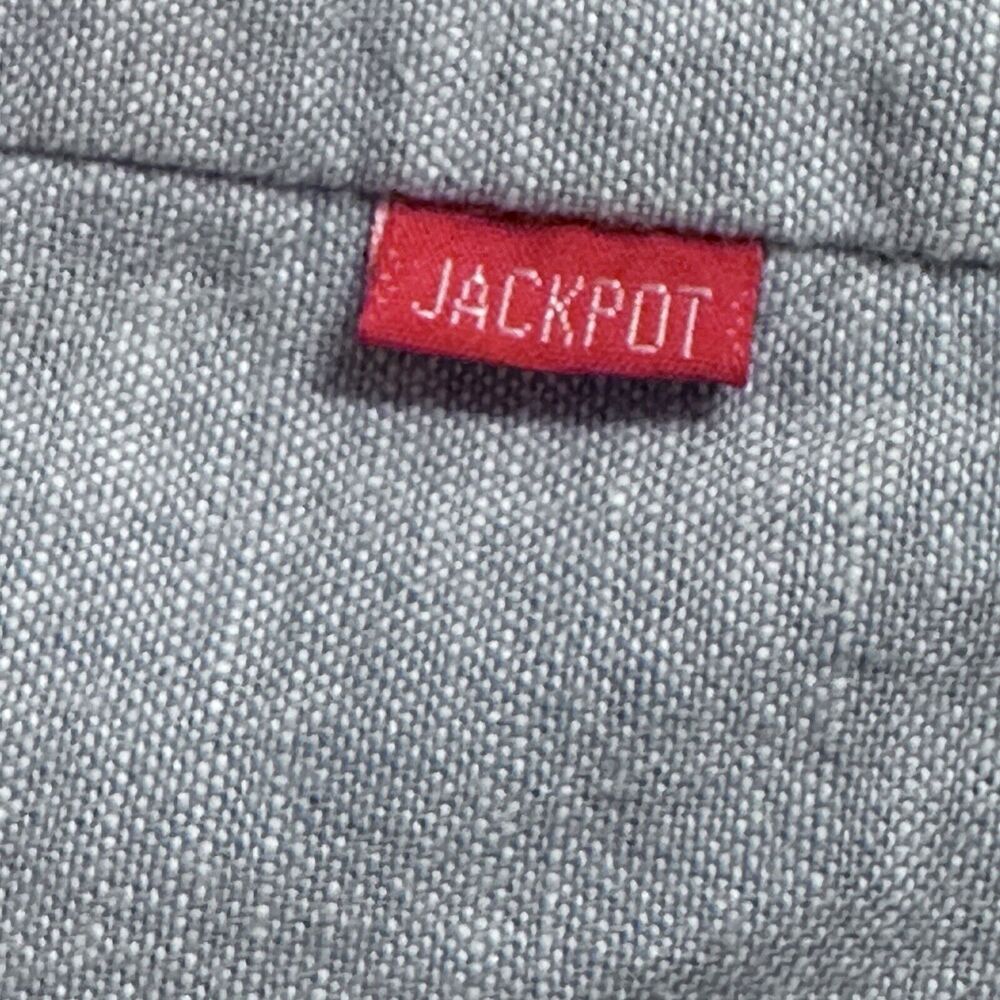 Jackpot Denim Button Down Shirt Women’s‎ Sz XL Long Sleeve Chambray Embroidered - Picture 7 of 10